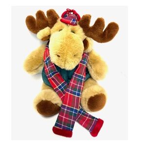 Vtg Winter Plush Stuffed Animal MOOSE - 1994 Commonwealth Collectible Soft Toy